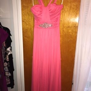 B Darling full length prom dress